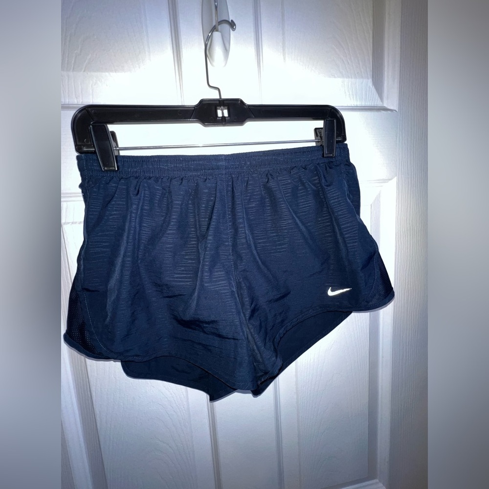 Nike Dri Fit Womens Small Brief Lined Blue 3” Running Active Shorts S 895116-451 - Picture 3 of 15